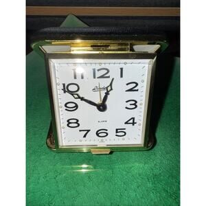 Linden Traveling Fold Up Alarm Clock - Mechanical Wind Up - Works